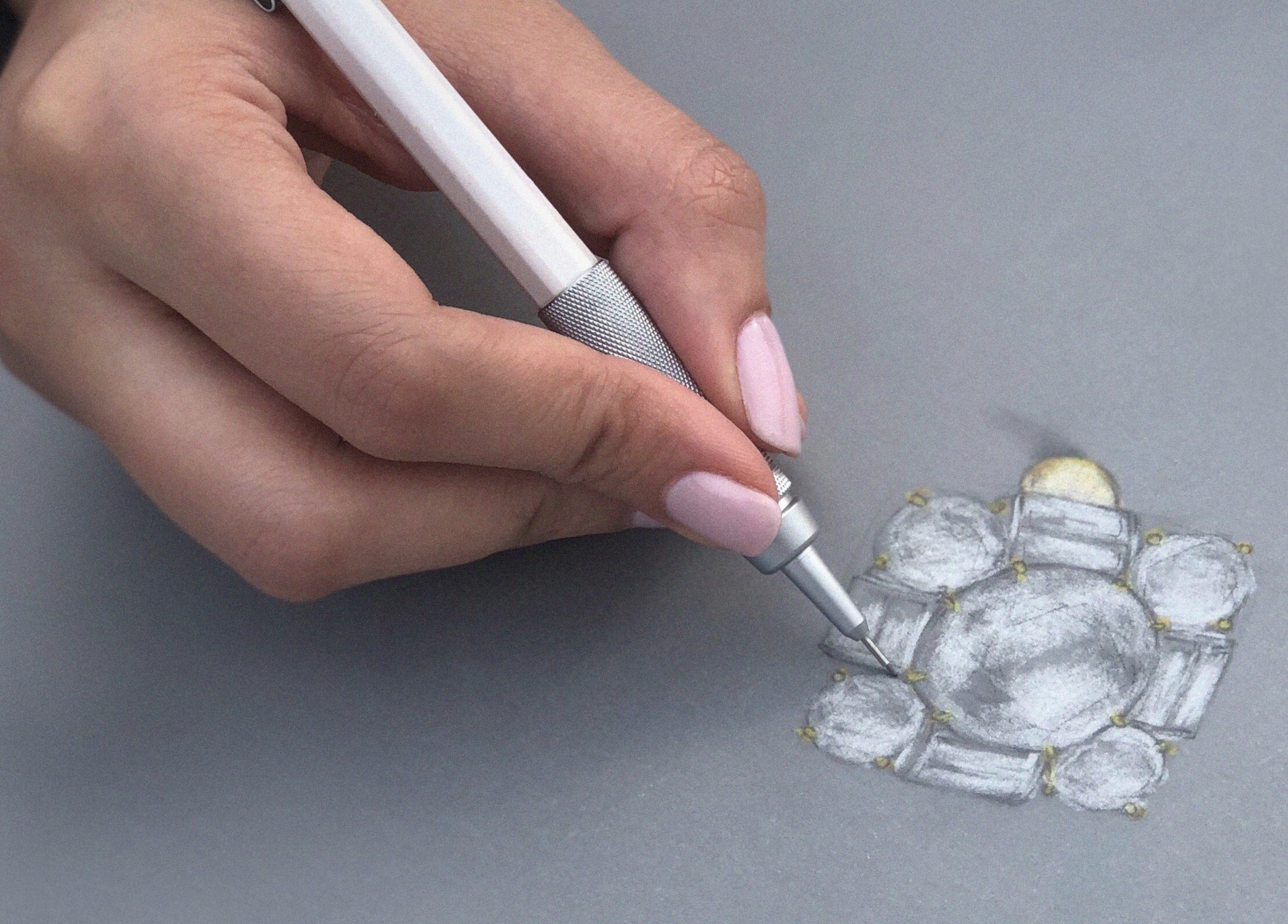 Gouache Ring Drawing | Facets Singapore