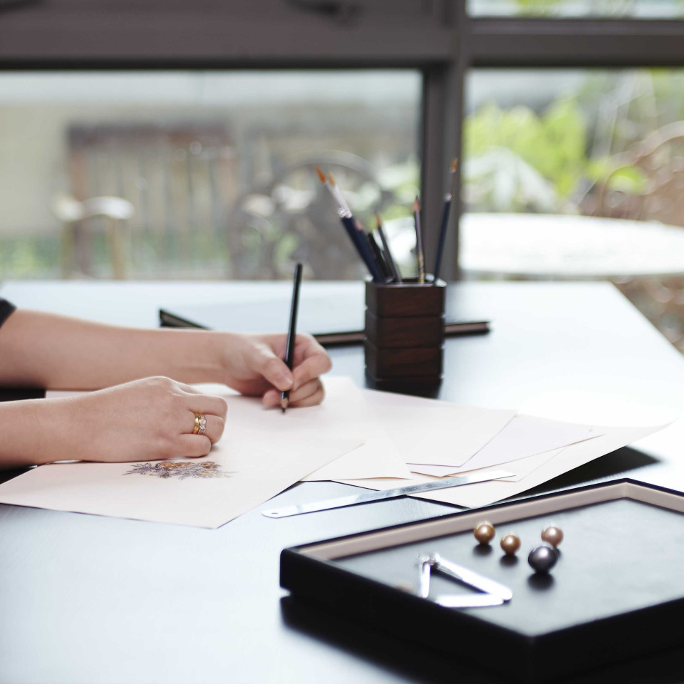 Jewellery Designer at work  | Facets Singapore